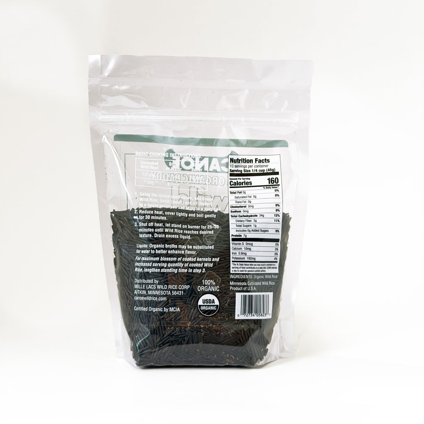 Canoe Organic Paddy Wild Rice