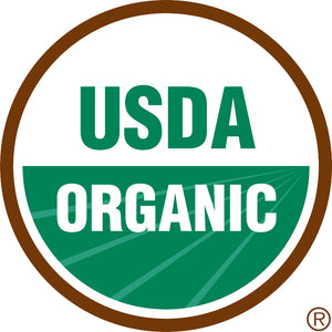 USDA Organic logo with green and brown colors on a white background