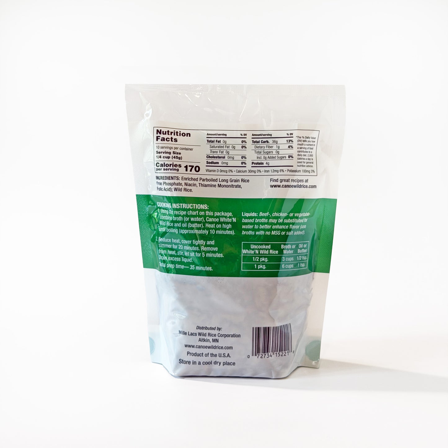 Canoe White'N Wild Rice